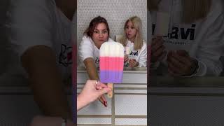 Choose ice cream challenge 😂 Why did she replace real snow ice cream shorts Best video by Hmelkofm [upl. by Leahplar]