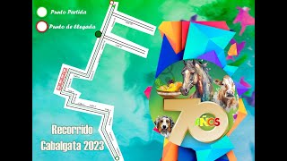 Buga Este será el Recorrido Oficial de la Cabalgata de la Septuagésima Feria de Buga [upl. by Madlen]