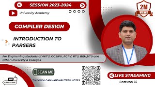 CD15 Introduction to Parsers in Compiler Design  Types of Parser Top Down and Bottom Up Parser [upl. by Benjamen]