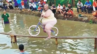 BEST BiKE RACE EVER ON EARTH  Cycling on the monkey bridge [upl. by Mercuri]