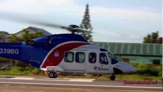 HELICOPTER TAXI SURINAME  ZORG amp HOOP N339BG [upl. by Earahc]