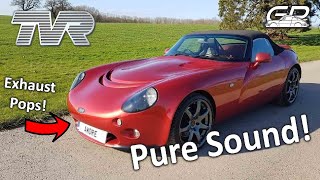 TVR Tamora Pure Sound Revving LOUD [upl. by Freya904]