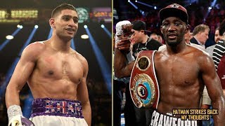 AMIR KHAN ACCEPTS TERENCE CRAWFORD FIGHT DUCKS KELL BROOK AGAIN [upl. by Mariele]