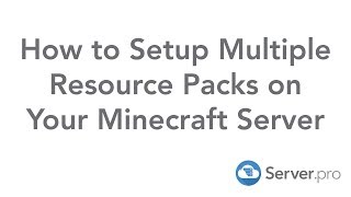 How to Setup Multiple Resource Packs on Your Server  Minecraft Java [upl. by Atinej110]