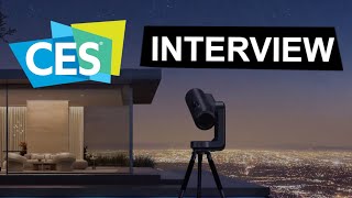 Unistellar Odyssey Smart Telescope Interview at CES 2024 [upl. by Barvick741]