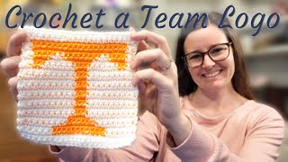 Crochet the Tennessee Volunteers Logo [upl. by Coraline37]