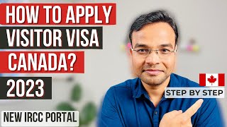 HOW TO APPLY CANADA VISITOR VISA IN 2023 USING NEW IRCC PORTAL  PARENTS  STEPBYSTEP GUIDE [upl. by Nnire]