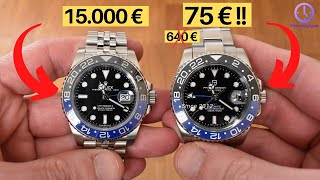 Rolex Batman VS Pagani 1662 GMT  Crazy comparison [upl. by Imeka]