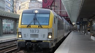 Treinen op Antwerpen Centraal Station  Züge am Antwerpener Hbf [upl. by Ranjiv]