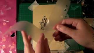 Embossing with Acrylic Paint Technique [upl. by Rodd257]