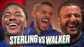 Sterling And Walker Argue Over Footballs Biggest Debates  Agree To Disagree  LADbible [upl. by Haididej]