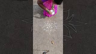 simple rangoli digains [upl. by Mihar]