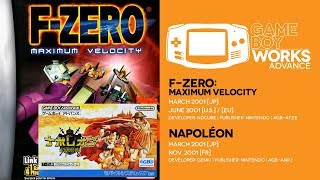 FZero Maximum Velocity amp Napoleon Liberté égalité vélocité  Game Boy Works Advance 003 [upl. by Benjie]