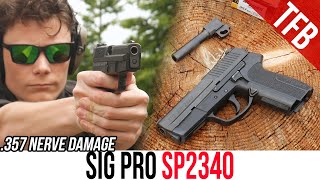 SIGSauers First Polymer Framed Handgun The SIG Pro SP2340 [upl. by Chevy]