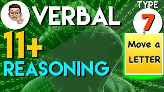 11 Plus Verbal Reasoning  VR Type 7  Move a Letter  Lessonade [upl. by Celene]