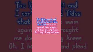 Clocks  Coldplay lyrics shorts viral lyrics youtubeshorts coldplay [upl. by Haidedej]