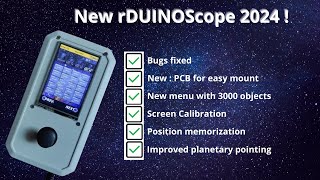 New  rDUINOScope 2024 big Update [upl. by Viridis]