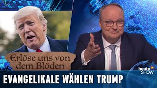 USWahl Die Evangelikalen halten Trump für den Sohn von König Jesus  heuteshow vom 30102020 [upl. by Oinimreh]