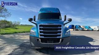 2020 Freightliner Cascadia 126 Sleeper Walkthrough Video [upl. by Ntsyrk]