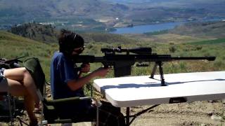 14 year old shooting 50 cal [upl. by Nehgem]