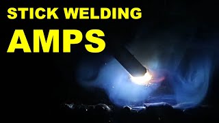 How to Set Amperage for Stick Welding [upl. by Kristy43]