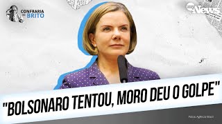 Gleisi Hoffmann fala tudo sobre política Campos Neto e Bolsonaro [upl. by Yarb]