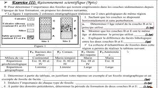 Exercice 2  la datation relativeles fossiles stratigraphiquesfacies et le pro cipe de continuite [upl. by Bunting183]