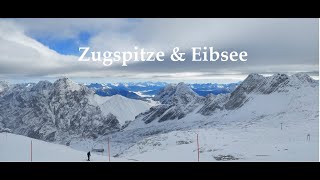 Zugspitze amp Eibsee Alps in GarmischPartenkirchen Germany [upl. by Akcirred]