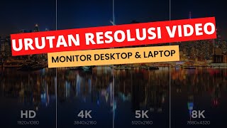 Apa itu Resolusi pada Video  Urutan Resolusi Video dan Monitor [upl. by Boynton]