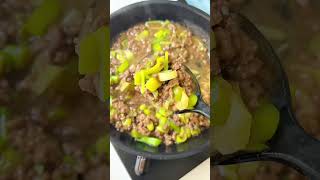 beef omelette rice cooking food recipe tutorial healthy diet shorts youtubeshorts lunch [upl. by Ttevi]