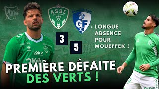 ASSE 35 Grenoble Première défaite des Verts Des nouvelles peu rassurantes pour Moueffek [upl. by Icrad]