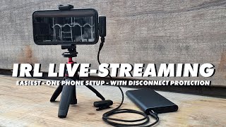 EASIEST SETUP for IRL LiveStreaming [upl. by Neirrad301]