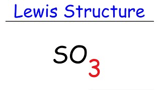 SO3 Lewis Structure  Sulfur Trioxide [upl. by Friday577]