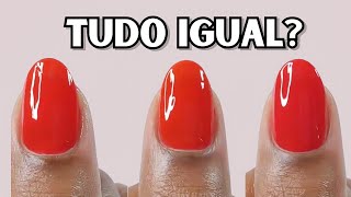 ESMALTES VERMELHOS BAUNY São todos iguais [upl. by Nwahsad114]