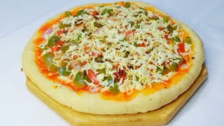 সহজেই চুলায় তৈরি করুন পিৎজা  পিৎজা রেসিপি  Pizza Without Oven  Pizza Recipe [upl. by Halimak]