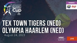 22 Womens Softball European Premier Cup Tex Town Tigers NED VS Olympia Haarlem NED [upl. by Tower435]