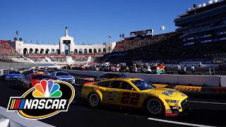 NASCAR Clash at the Coliseum  EXTENDED HIGHLIGHTS  2621  Motorsports on NBC [upl. by Etterual931]