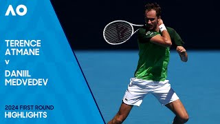 Terence Atmane v Daniil Medvedev Highlights  Australian Open 2024 First Round [upl. by Naashom784]