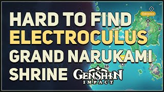 Hard to find Grand Narukami Shrine Electroculus Genshin Impact [upl. by Klemens]