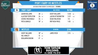 Warrnambool amp District CA  Sungold Div 1  GRAND FINAL  Port Fairy v Nestles  Day 1 [upl. by Cogan187]