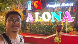 Domos Native Guest House Walking to Alona Beach Panglao Bohol [upl. by Bohon247]