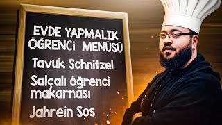 EVDE SCHNİTZEL NASIL YAPILIR  Öğrenciler İçin Yemek Tarifleri [upl. by Nehgem398]