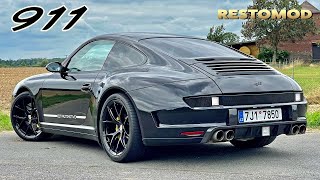 RESTOMOD Porsche 997 Carrera 4S   REVIEW on AUTOBAHN [upl. by Mohorva]