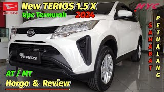 2024 termurah Daihatsu New TERIOS 15 X  tipe X 1500 cc warna putih harga dan review Terios baru [upl. by Mackey]