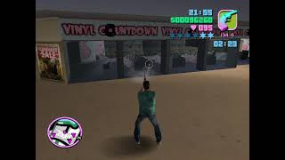 Tommy Vercetti Break All The Glasses of shops in North Point Mall in GTA Vice City 2023 rockstar [upl. by Sherwood]