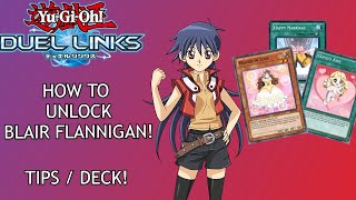 HOW TO FARM amp UNLOCK BLAIR FLANNIGAN  YuGiOh Duel Links [upl. by Yelyk]