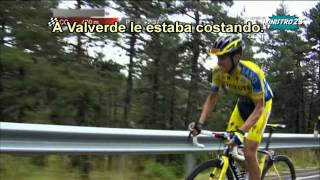 Ataque de Alberto Contador  Valdelinares  Vuelta España 2014 [upl. by Aicilaana]