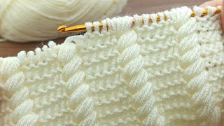 Amazing👌  Super Easy Tunisian Crochet Baby Blanket For Beginners online Tutorial  Tunisian [upl. by Philbo]