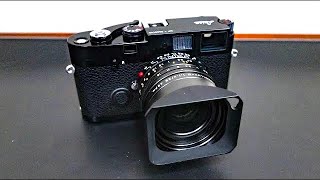 Leica MP 072 Black Paint and 28mm SummiluxM f14 ASPH Unboxing the Flagship Leica [upl. by Anirbas19]