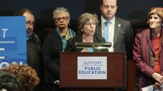 Public Education Caucus Press Conference Support Our Schools [upl. by Pren]